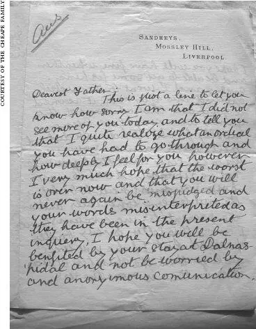 During his stay in Scotland Ismay receives a nervous letter from his son Tom - фото 11