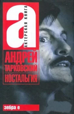 Андрей Тарковский Ностальгия обложка книги