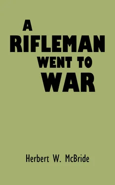 Herbert McBride A Rifleman Went to War обложка книги