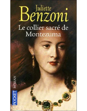 Жюльетта Бенцони le collier sacré de Montézuma обложка книги