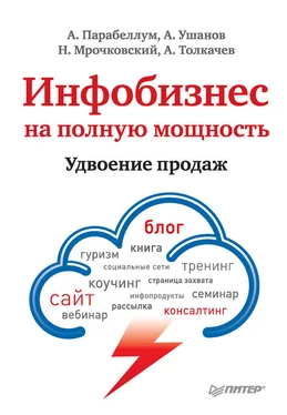 Андрей Парабеллум Инфобизнес на полную мощность. Удвоение продаж обложка книги