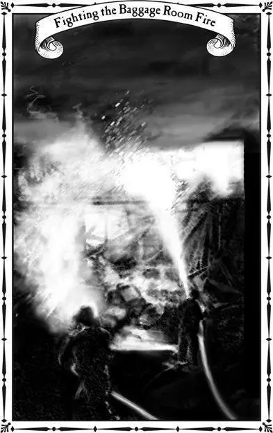 13 Fire Fire in the forward baggage room Isaac Bell raced down the grand - фото 14