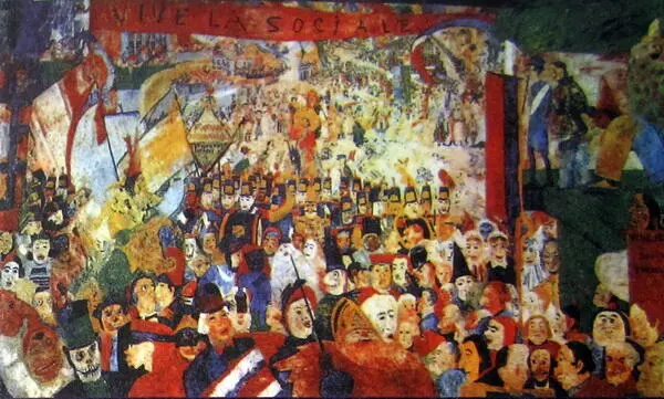 ДЖ ЭНСОР Вход Христа в Брюссель в 1889 году 1888 В самом деле этот - фото 4
