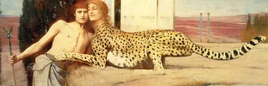 Ф КНОПФ Эдип и сфинкс 1896 МОРО Орфей 1865 О РЕДОН Рождение Венеры - фото 42