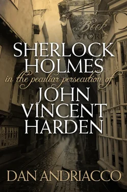 Dan Andriacco Sherlock Holmes in the Peculiar Persecution of John Vincent Harden обложка книги