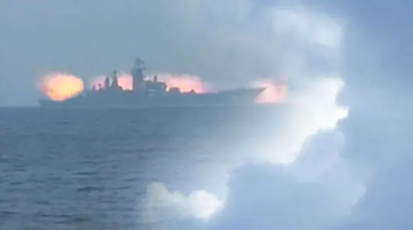 Battlecruiser Kirov as seen cruising in the Tyrrhenian Sea by 248 Squadron - фото 1