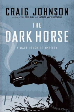 Craig Johnson The Dark Horse обложка книги