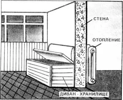 Рис 19 Балконный диванчиковощехранилище рис 19 Такой погребок можно - фото 19