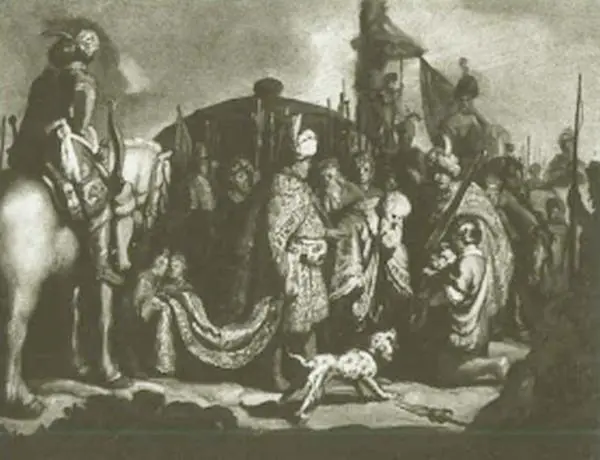 Давил с головой Голиафа перед Саулом Картина Рембрандта 1627 г Триумф - фото 14