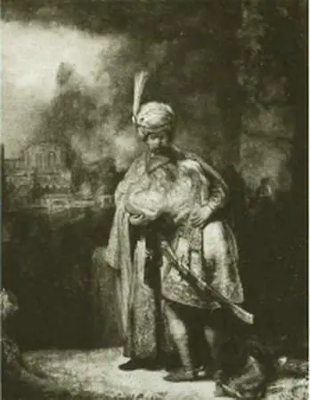 Давид и Ионафан Картина Рембрандта 1642 г Давид отрезает кусок плата - фото 19