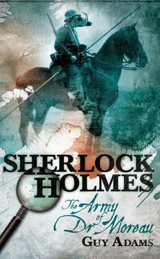 Guy Adams Sherlock Holmes: The Army of Doctor Moreau обложка книги