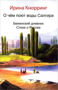 Ирина Кнорринг О чём поют воды Салгира обложка книги