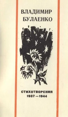 Владимир Булаенко Стихотворения. 1937-1944 обложка книги