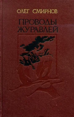 Олег Смирнов Проводы журавлей обложка книги