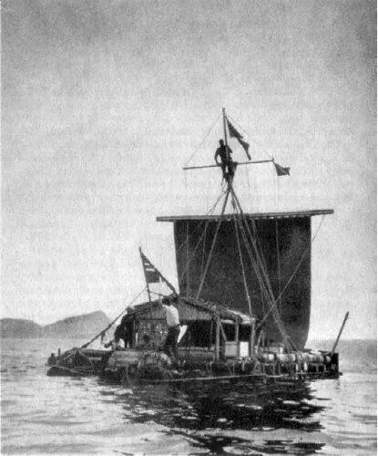 Die KonTiki klar zum Start im Hafen von Callao Als getreue Kopie der - фото 6