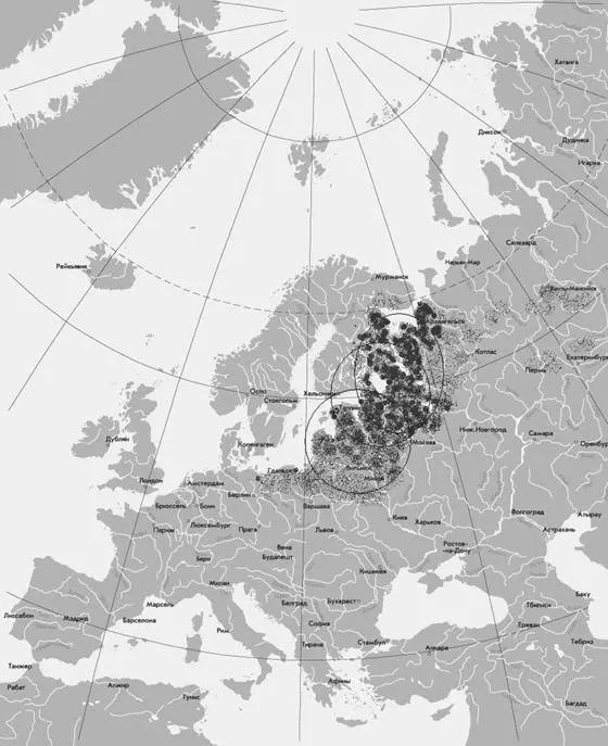 Примерная карта очагов распространения гуслей На предложенной карте видно - фото 123