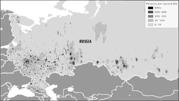 Russian Population Density Russia must concentrate on the short term while it - фото 7