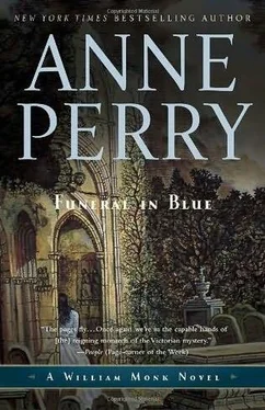 Anne Perry Funeral in Blue
