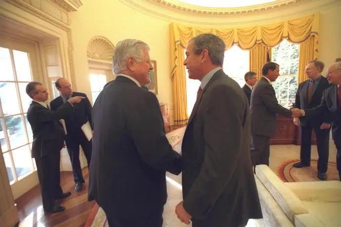 With Senator Ted Kennedy in early 2001 White HouseEric Draper Ted and I did - фото 265