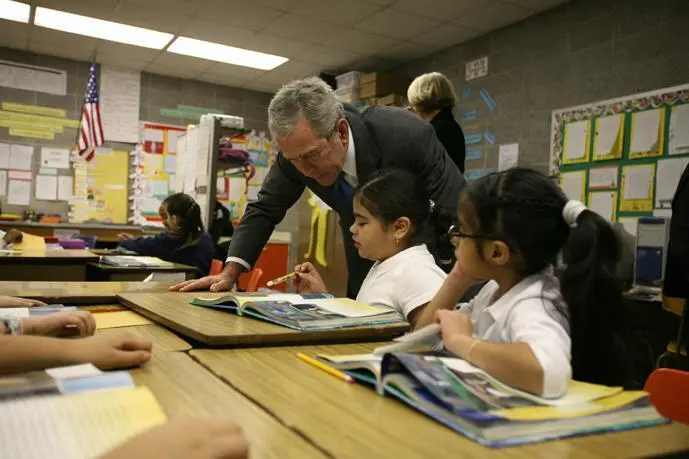 At Horace Greeley Elementary School White HouseJoyce Boghosian It was - фото 268