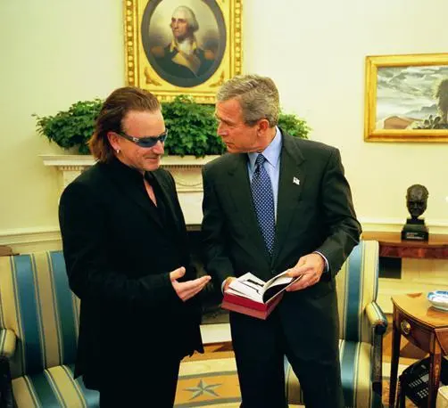 With Bono in the Oval Office White HousePaul Morse Do you know that 2003 - фото 341
