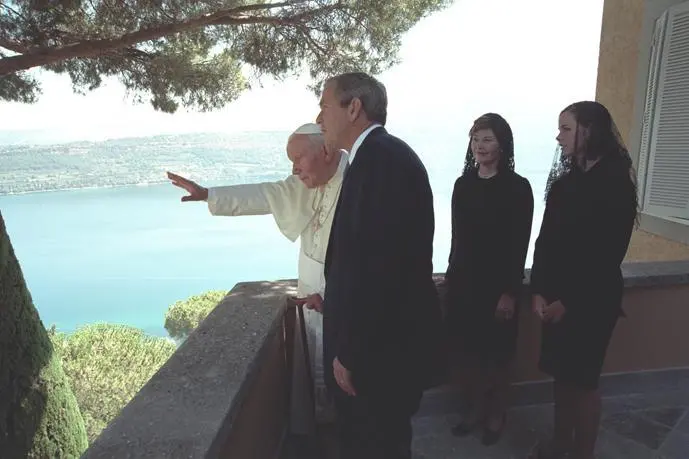 Visiting Pope John Paul II at Castel Gandolfo in 2001 The Holy Father urged me - фото 109
