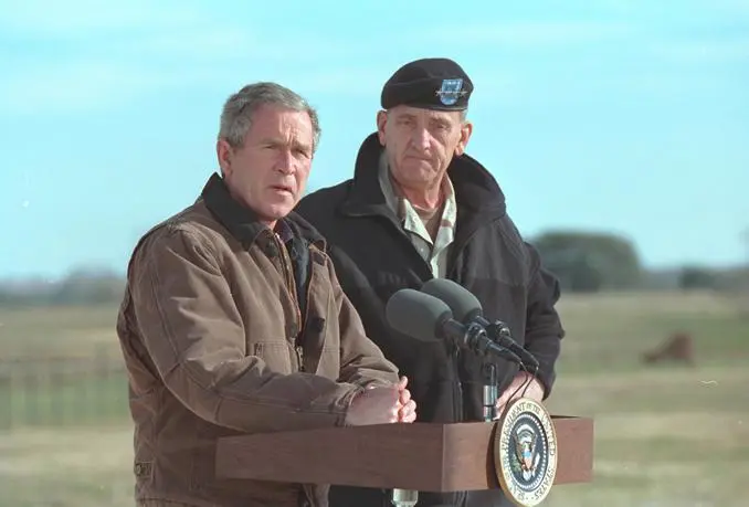 At the ranch with Tommy Franks White HouseSusan Sterner Tommy made clear the - фото 185