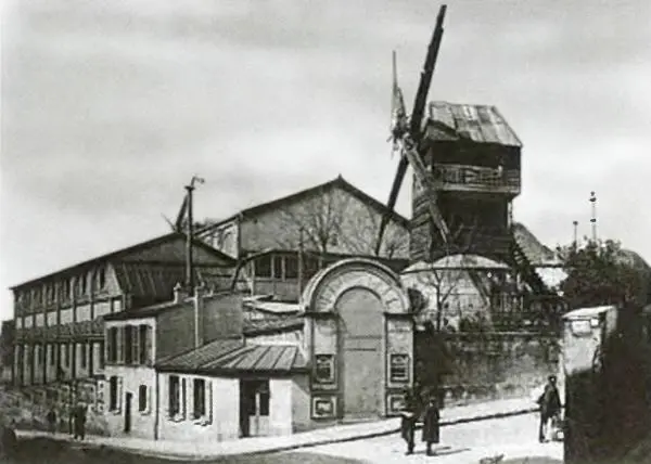 Мулен де ла Галет Пара башмаков 1887г Череп с дымящейся сигаретой - фото 23