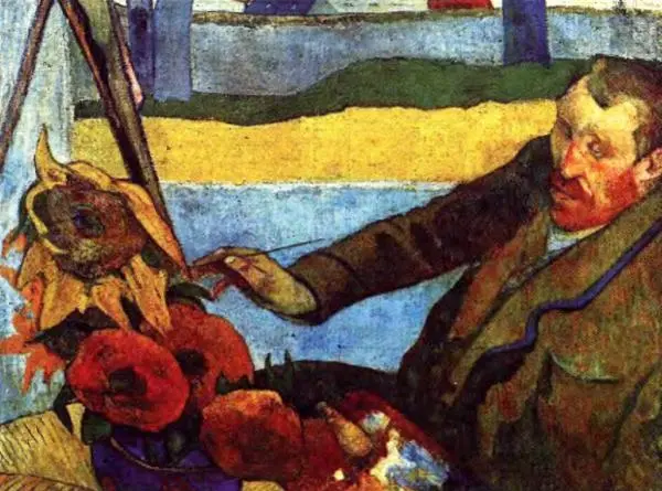 Ван Гог пишущий подсолнухи Поль Гоген 1888 г Арлезианка Госпожа Жину с - фото 58