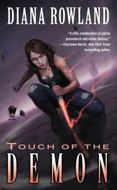 Diana Rowland Touch of the Demon обложка книги