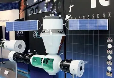 Модель орбитального модуля перспективного транспортного корабля ПТКНП - фото 72