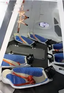 Макет интерьера шестиместного корабля ПТКНП разработанного дизайнером - фото 73