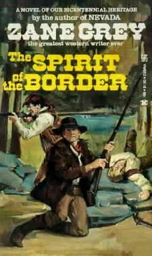 Zane Grey The Spirit Of The Border обложка книги