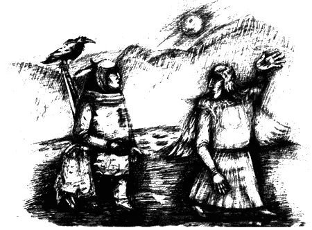 Пусть будут только три гостя три свидетеля солнце тайга и тени Им покажет - фото 27