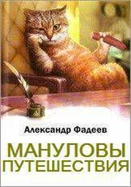 Александр Фадеев Мануловы путешествия обложка книги