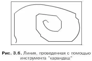 Мы можем задавать цвет линии пользуясь верхним селектором цвета расположенным - фото 60