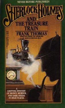 Frank Thomas Sherlock Holmes and the Treasure Train обложка книги