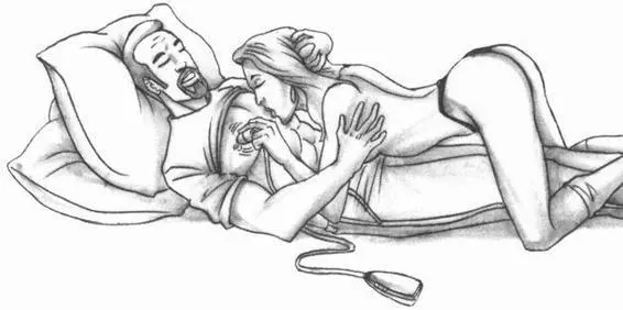 Now bring your mouth down just far enough on his body so hell think maybe - фото 119