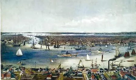 Город НьюЙорк и пролив ИстРивер в 1848 году С конца 1840х годов Таммани - фото 23
