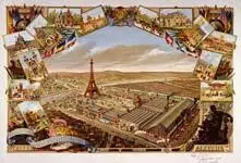 Рекламный плакат Всемирной выставки 1889 года Выставка 1889 года была - фото 31