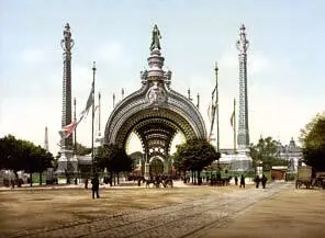 Главный вход Всемирной выставки 1900 года ЖанШарль Адольф Альфан 18171892 - фото 32