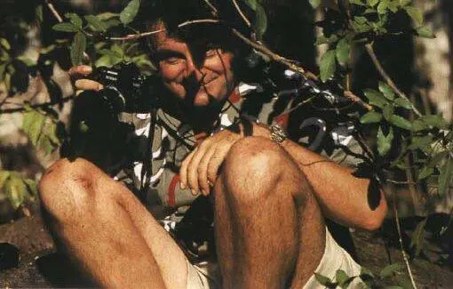 Douglas beim Versuch einen Busch von innen abzulichten Round Island Ein - фото 24