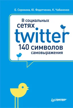 Юлия Федотченко В социальных сетях. Twitter – 140 символов самовыражения обложка книги