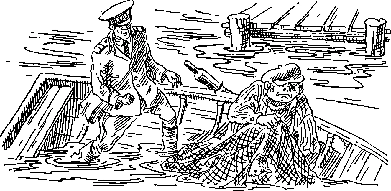 Обед Солнце в зените и Никодим отдыхая сидит на чурбаке возле будки Неделю - фото 24