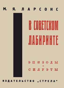 Максим Ларсонс В советском лабиринте. Эпизоды и силуэты обложка книги