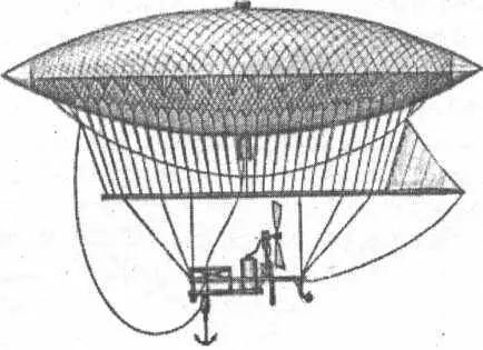 Дирижабль Жиффара В сентябре 1852 года Жиффар поднялся на высоту около 2 км - фото 26