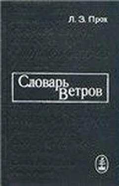 Л. Прох Словарь ветров обложка книги