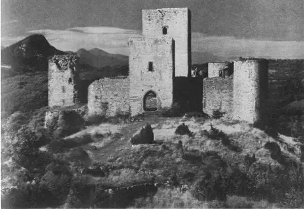 Замок XII в в Лангедоке Арнаут Даниэль книжная миниатюра Первая - фото 10