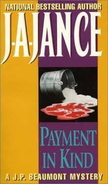 J. Jance Payment in kind обложка книги