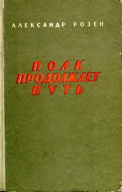 Александр Розен Полк продолжает путь обложка книги